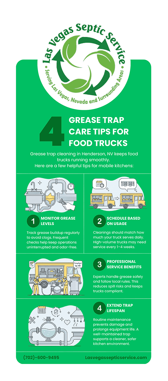 Grease trap care tips for food trucks