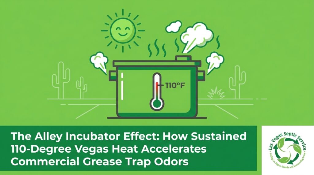 The Alley Incubator Effect: How Sustained 110-Degree Vegas Heat Accelerates Commercial Grease Trap Odors — featured image